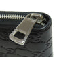 GUCCI Long Wallet Purse 473928 Calfskin black GG Signature Shima