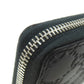 GUCCI Long Wallet Purse 473928 Calfskin black GG Signature Shima