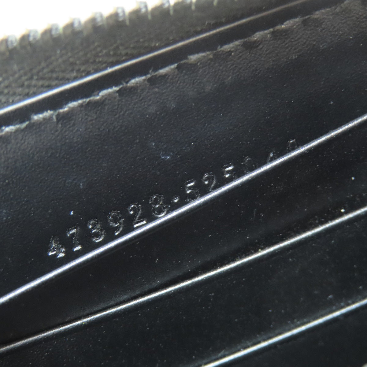 GUCCI Long Wallet Purse 473928 Calfskin black GG Signature Shima