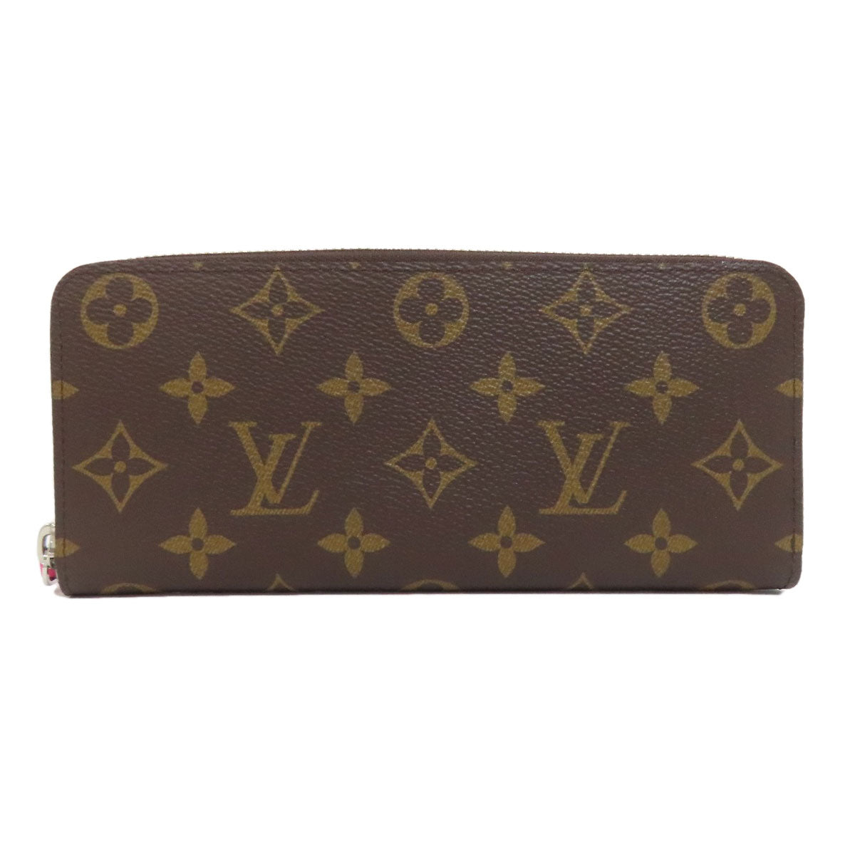 LOUIS VUITTON Long Wallet Purse M12395 Monogram canvas Brown Portefeuille Clemence