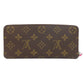 LOUIS VUITTON Long Wallet Purse M12395 Monogram canvas Brown Portefeuille Clemence
