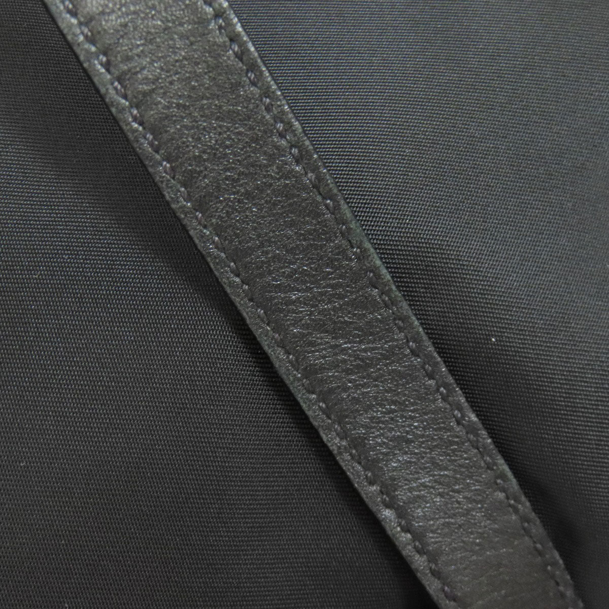 PRADA Tote Bag Nylon black logoMetal 2WAY
