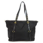 PRADA Tote Bag Nylon black logoMetal 2WAY