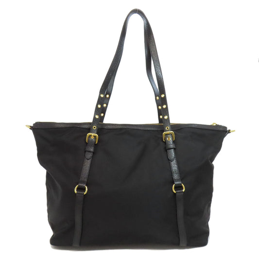 PRADA Tote Bag Nylon black logoMetal 2WAY