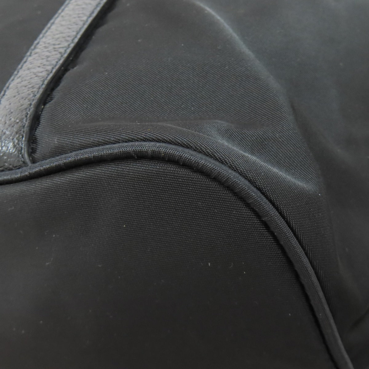 PRADA Tote Bag Nylon black logoMetal 2WAY