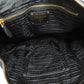 PRADA Tote Bag Nylon black logoMetal 2WAY