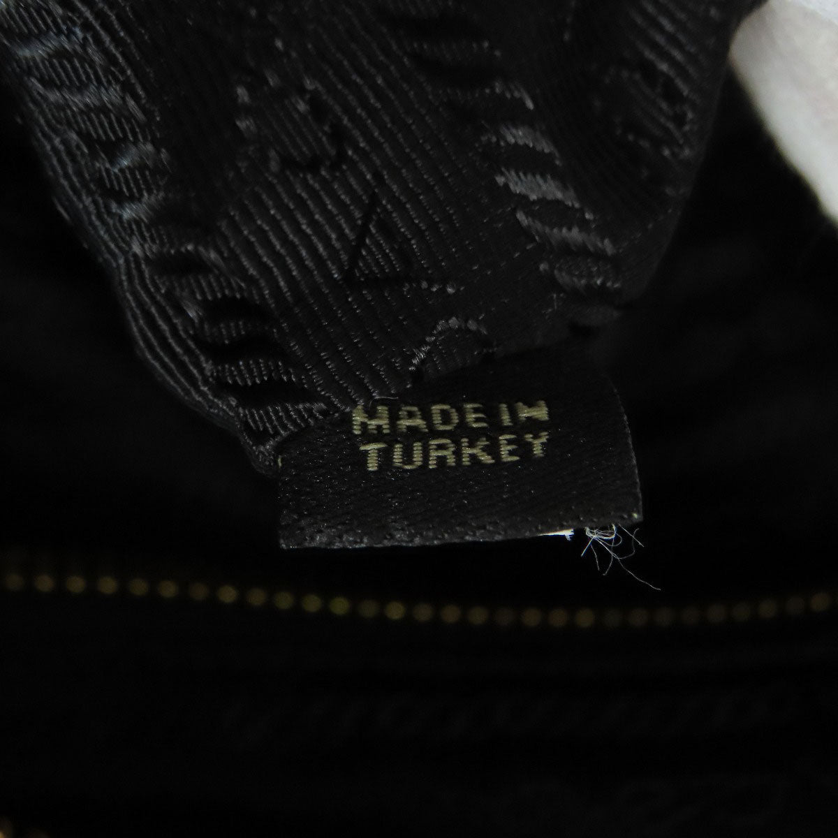 PRADA Tote Bag Nylon black logoMetal 2WAY