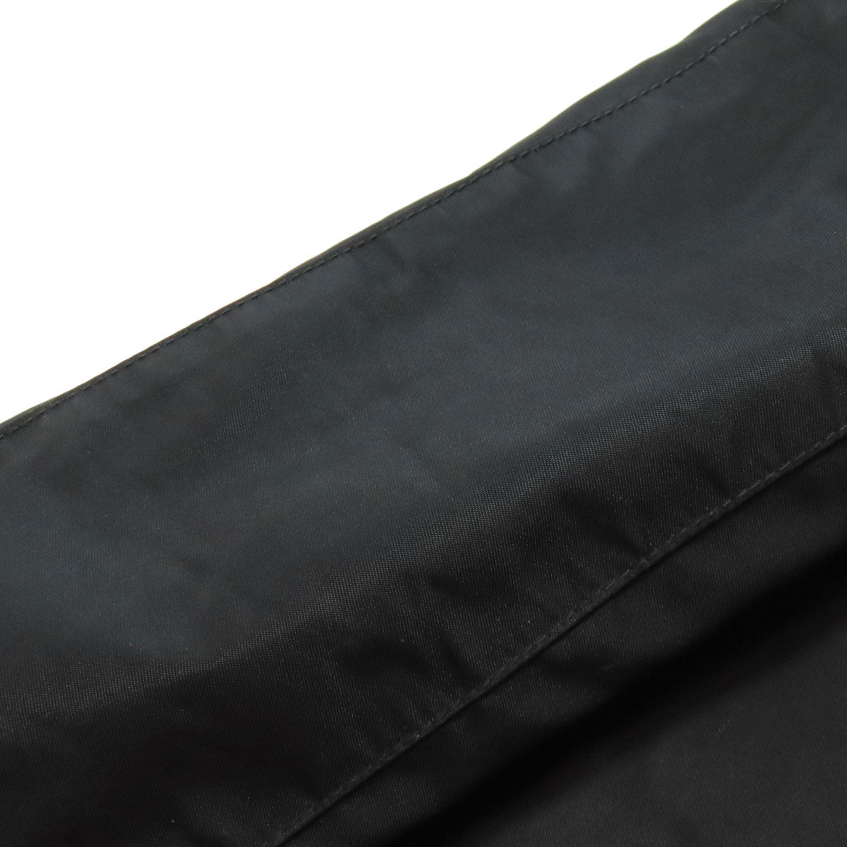 PRADA Tote Bag Nylon black logoMetal Women Used Authentic