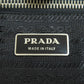 PRADA Tote Bag Nylon black logoMetal Women Used Authentic