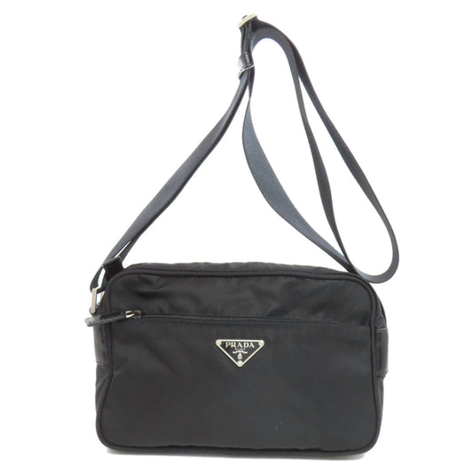 PRADA Shoulder Bag BT0167 Nylon black logoMetal