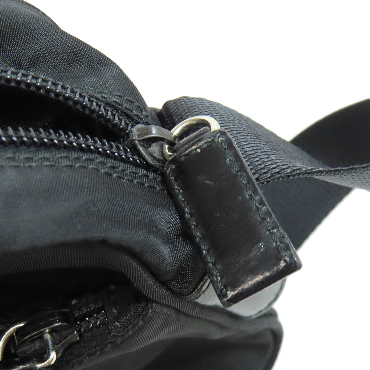 PRADA Shoulder Bag BT0167 Nylon black logoMetal