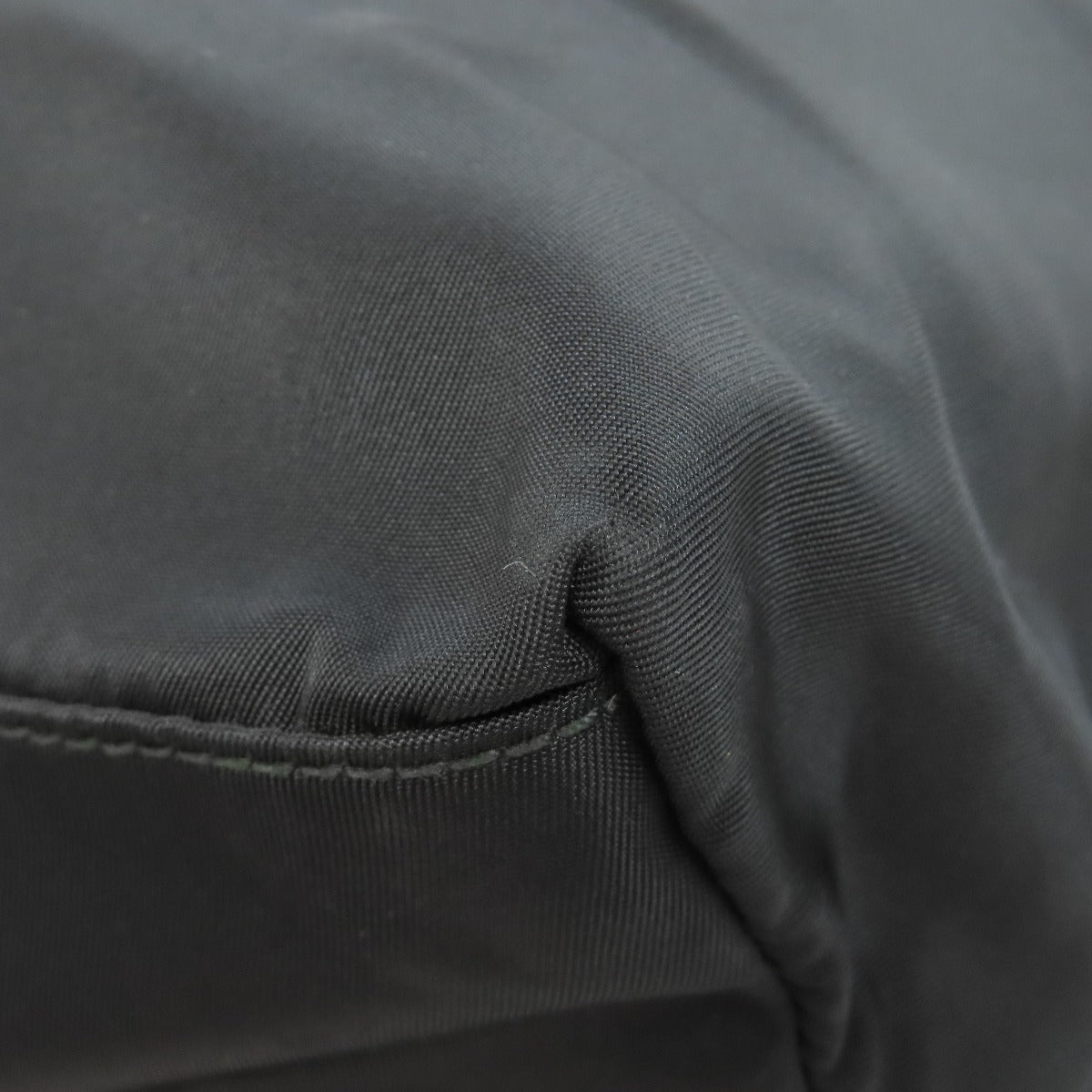 PRADA Tote Bag Nylon black logoMetal