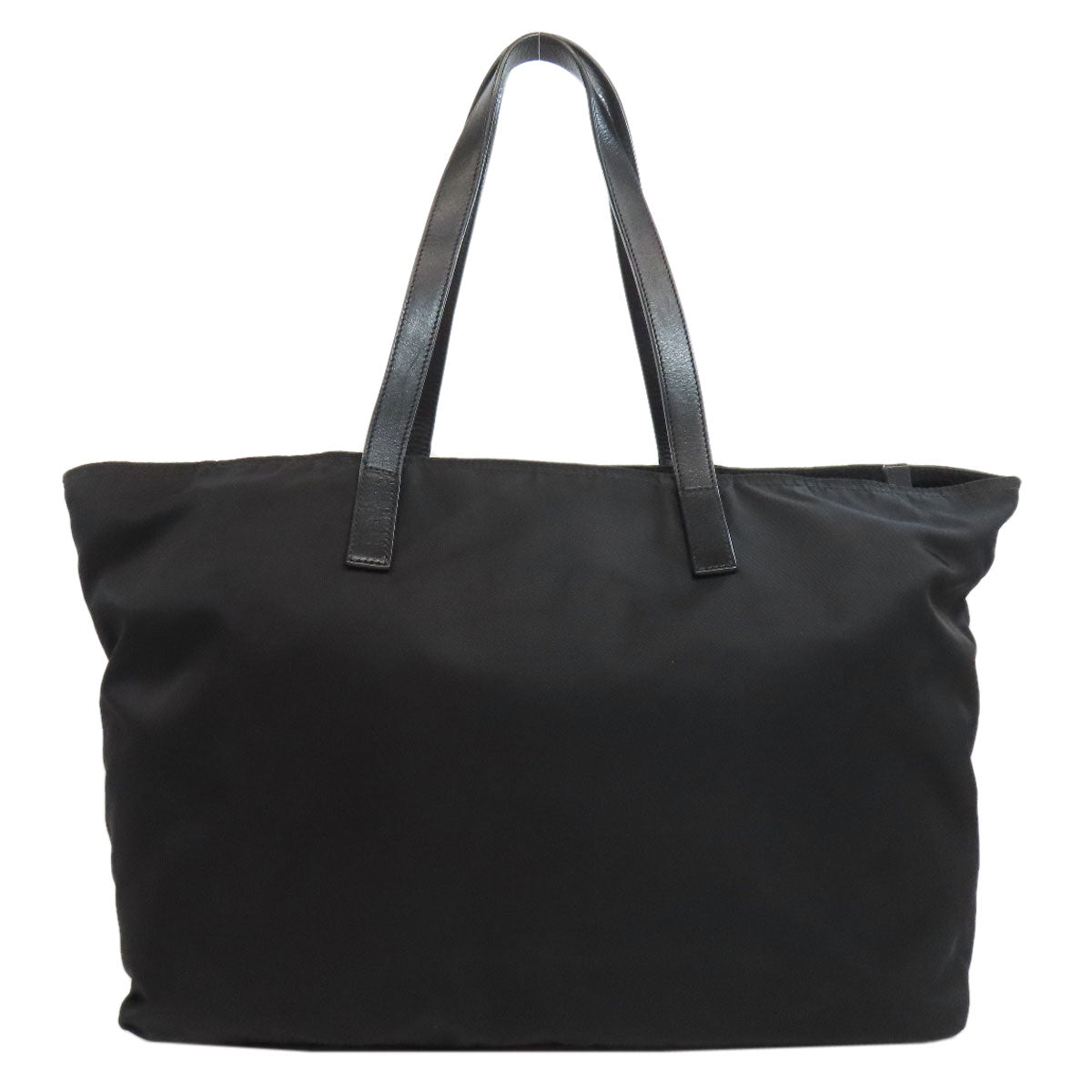 PRADA Tote Bag Nylon black logoMetal
