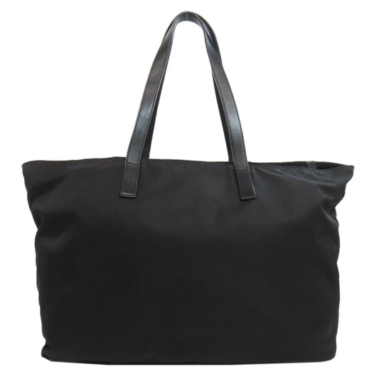 PRADA Tote Bag Nylon black logoMetal
