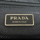 PRADA Tote Bag Nylon black logoMetal
