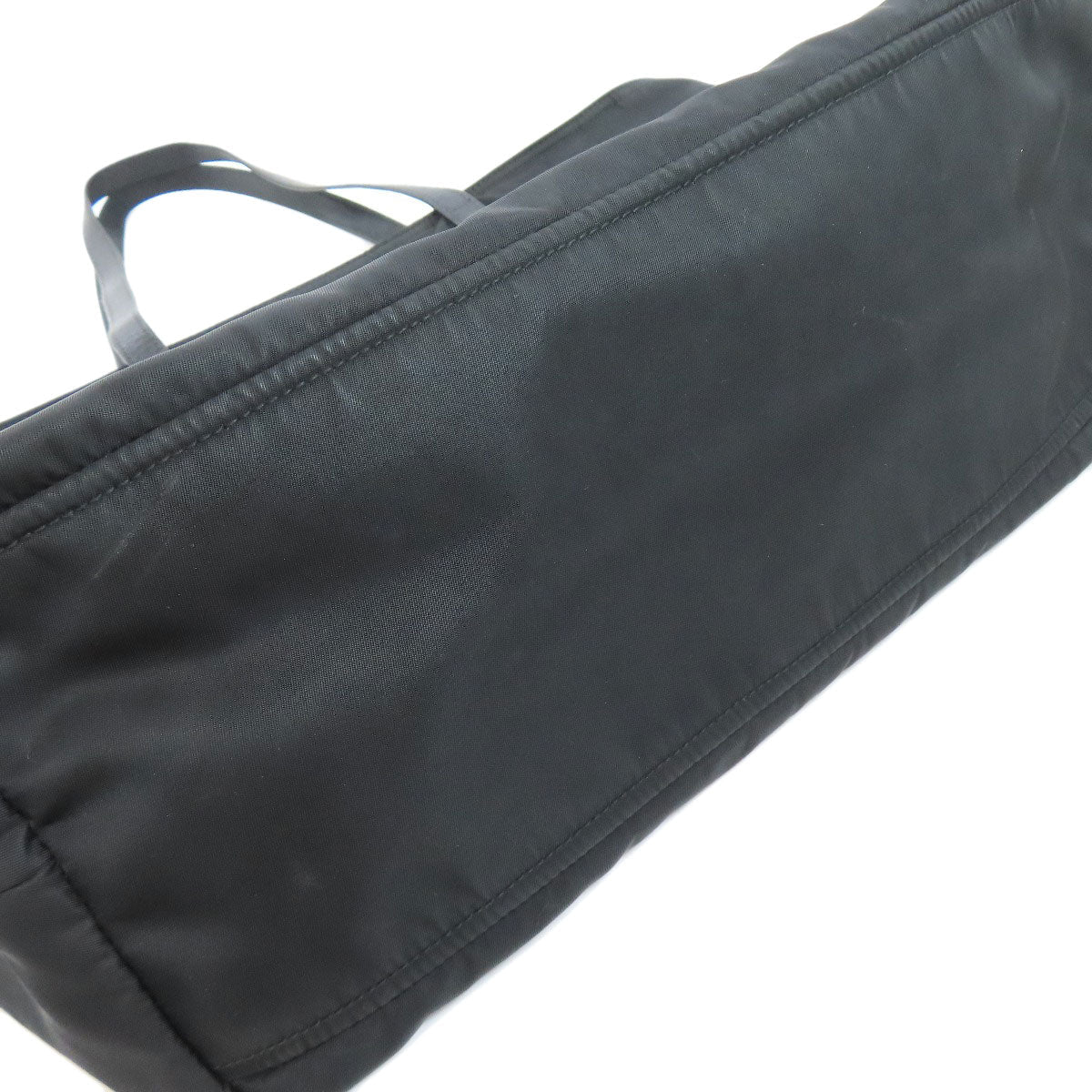 PRADA Tote Bag 1BG052 Nylon black logoMetal