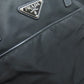 PRADA Tote Bag 1BG052 Nylon black logoMetal