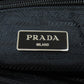 PRADA Tote Bag 1BG052 Nylon black logoMetal