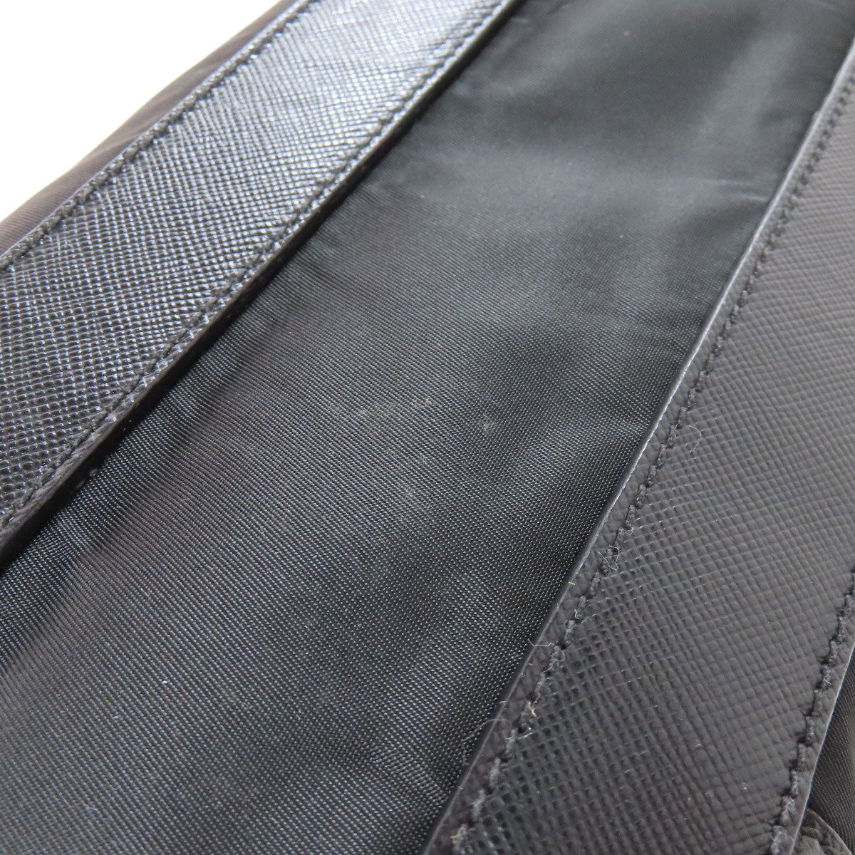 PRADA Handbag Nylon black logoMetal