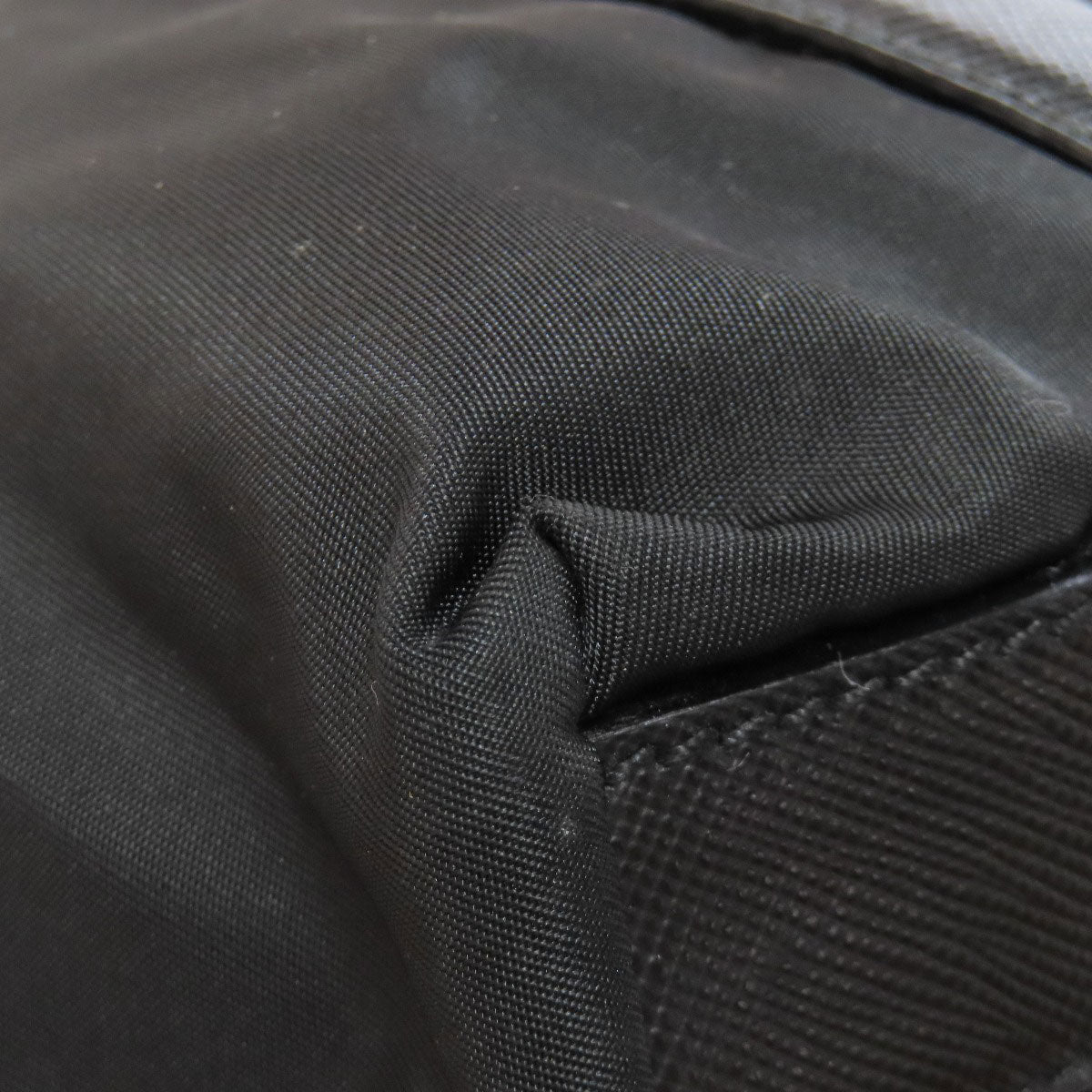 PRADA Handbag Nylon black logoMetal