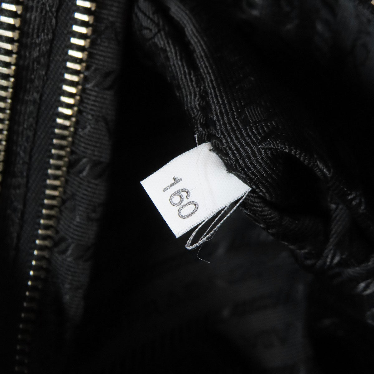 PRADA Handbag Nylon black logoMetal