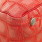 CHANEL Tote Bag Nylon jacquard Red New Travel Line MM Women Used Authentic