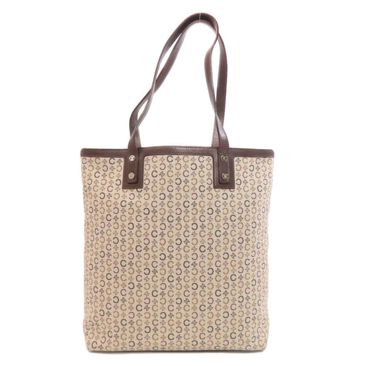 CELINE Tote Bag canvas Brown C Macadam Wallet included Women Used Authentic