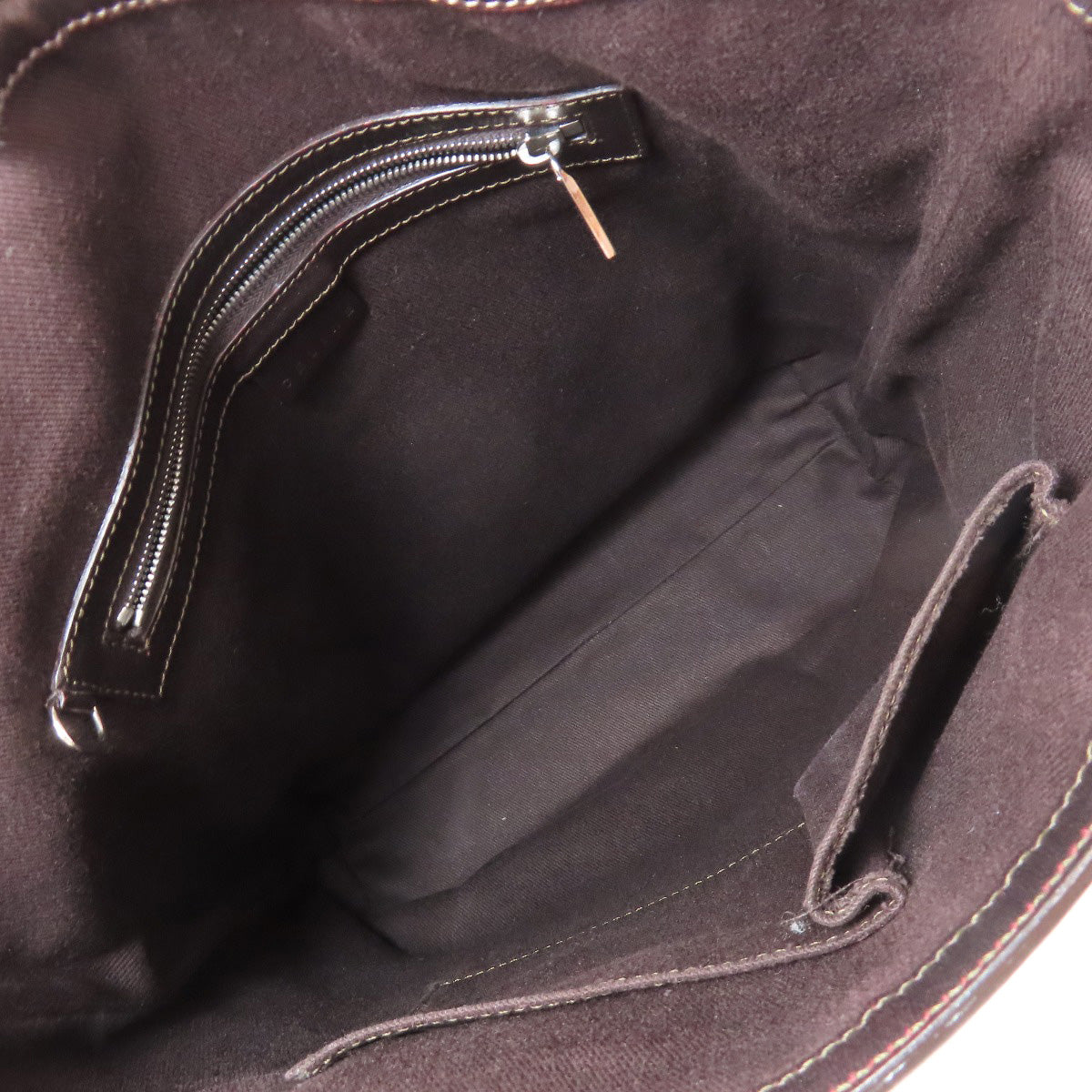 CELINE Tote Bag canvas Brown C Macadam Wallet included Women Used Authentic