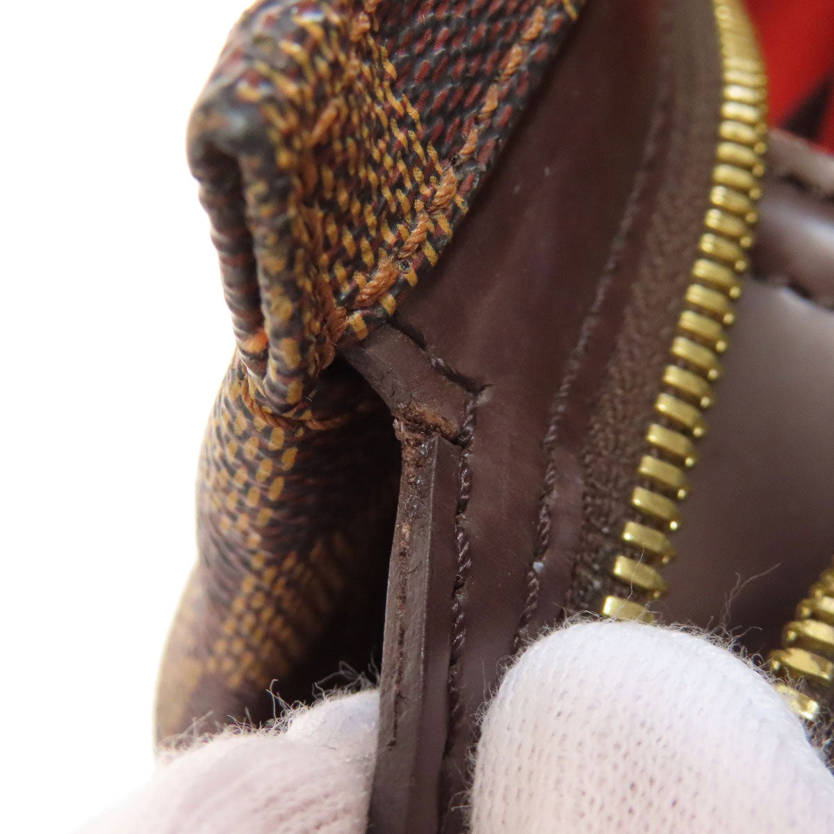 LOUIS VUITTON Tote Bag N51119 Damier canvas Brown Chelsea