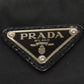 PRADA Shoulder Bag Nylon black logoMetal Women Used Authentic