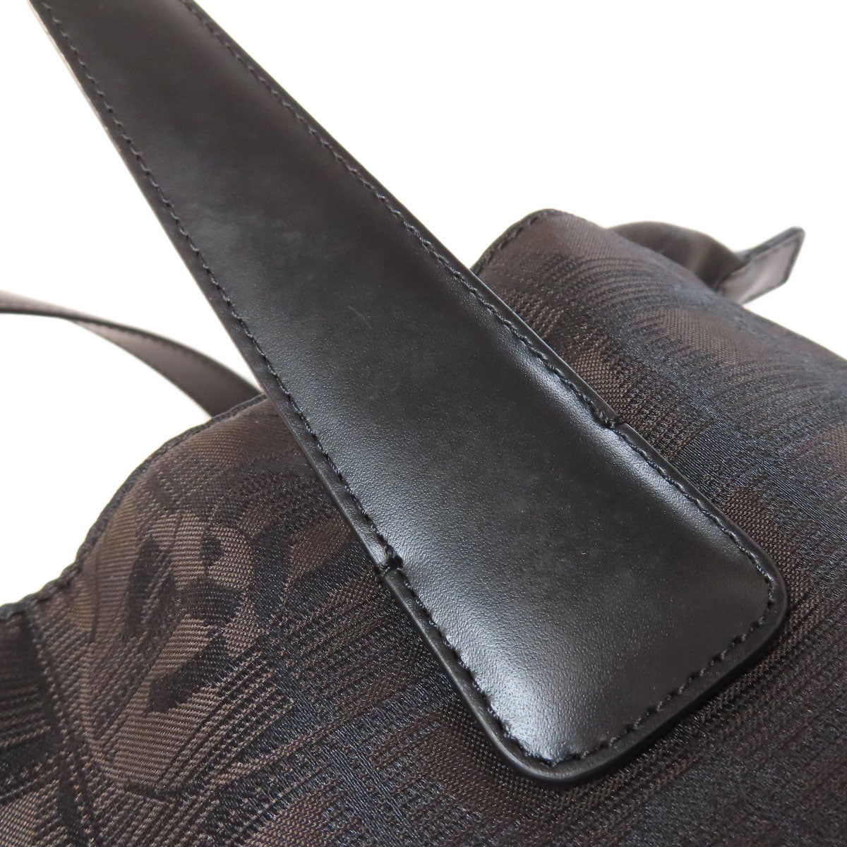 CHANEL Tote Bag Nylon jacquard Brown New Travel Line GM