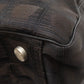 CHANEL Tote Bag Nylon jacquard Brown New Travel Line GM