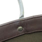 CHANEL Handbag Calfskin black Chocolate bar Silver Metal