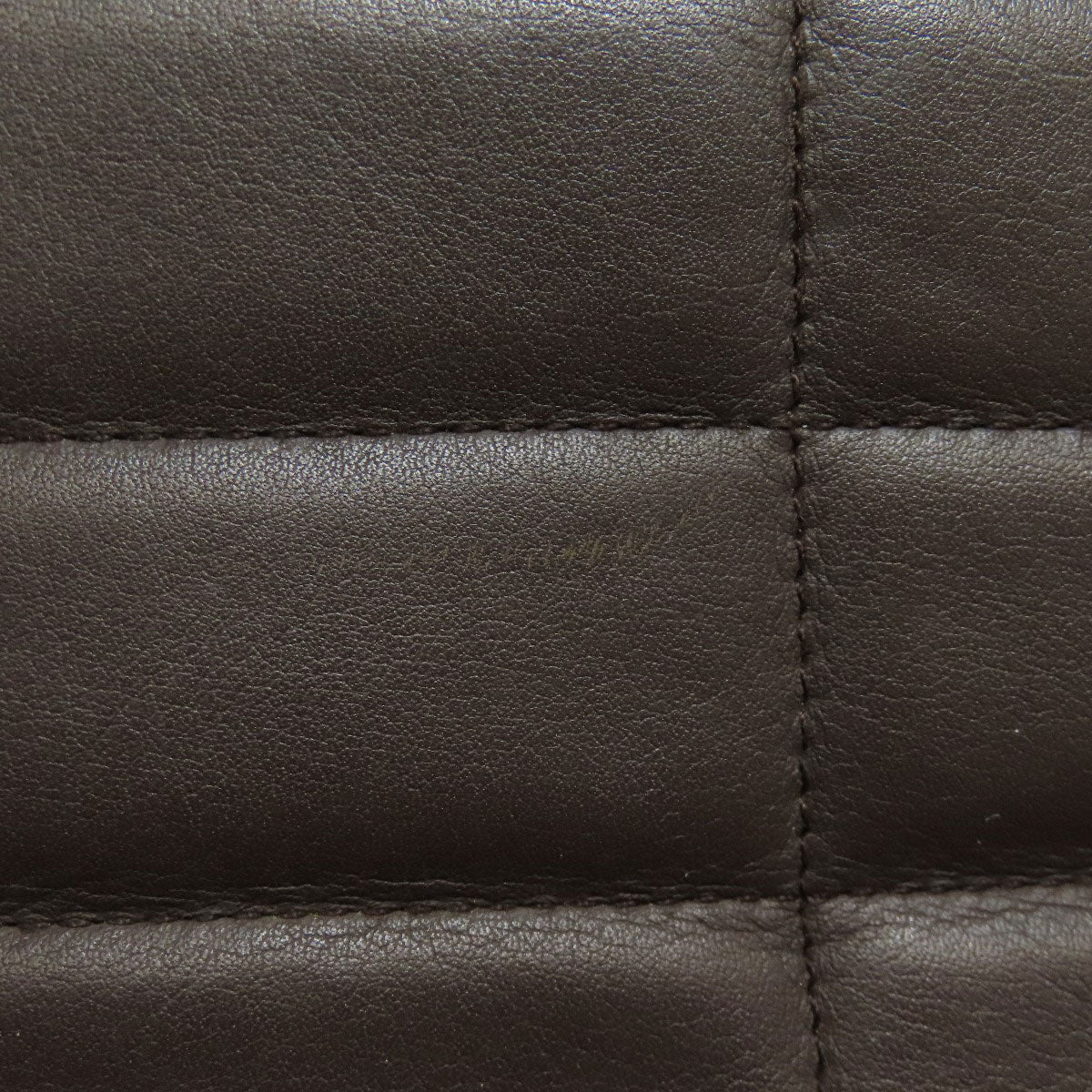 CHANEL Handbag Calfskin black Chocolate bar Silver Metal
