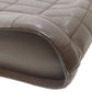 CHANEL Handbag Calfskin black Chocolate bar Silver Metal