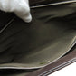 CHANEL Handbag Calfskin black Chocolate bar Silver Metal