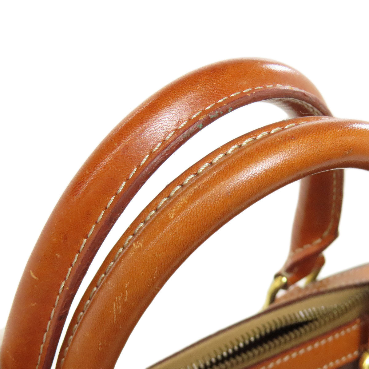 CELINE Boston Duffel bag PVC Brown Macadam Pattern Women Used Authentic