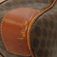 CELINE Boston Duffel bag PVC Brown Macadam Pattern Women Used Authentic