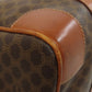 CELINE Boston Duffel bag PVC Brown Macadam Pattern Women Used Authentic
