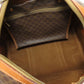 CELINE Boston Duffel bag PVC Brown Macadam Pattern Women Used Authentic
