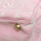 CHANEL Tote Bag Nylon jacquard pink New Travel Line MM Women Used Authentic