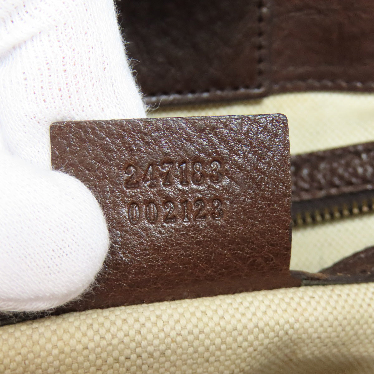 GUCCI Tote Bag 247183 canvas Brown GG