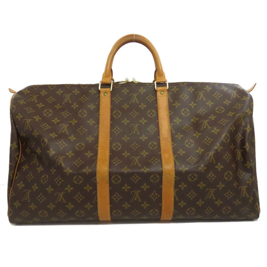LOUIS VUITTON Boston Duffel bag M41424 Monogram canvas Brown Keepall 55
