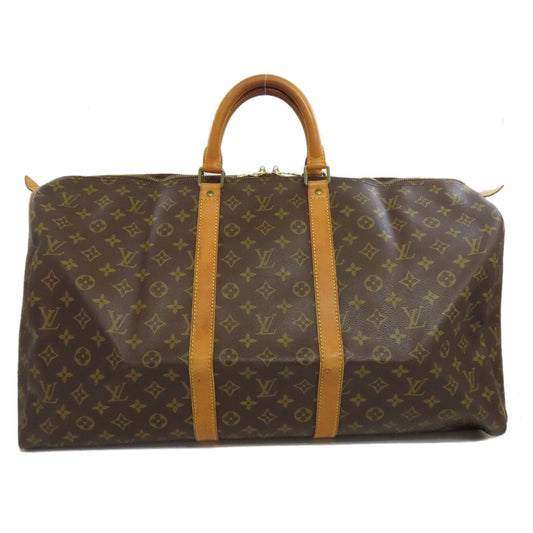 LOUIS VUITTON Boston Duffel bag M41424 Monogram canvas Brown Keepall 55