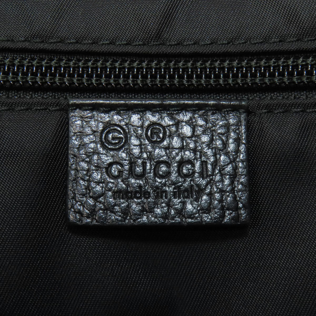 GUCCI Tote Bag 510332 Nylon black Outlet GG 2WAY