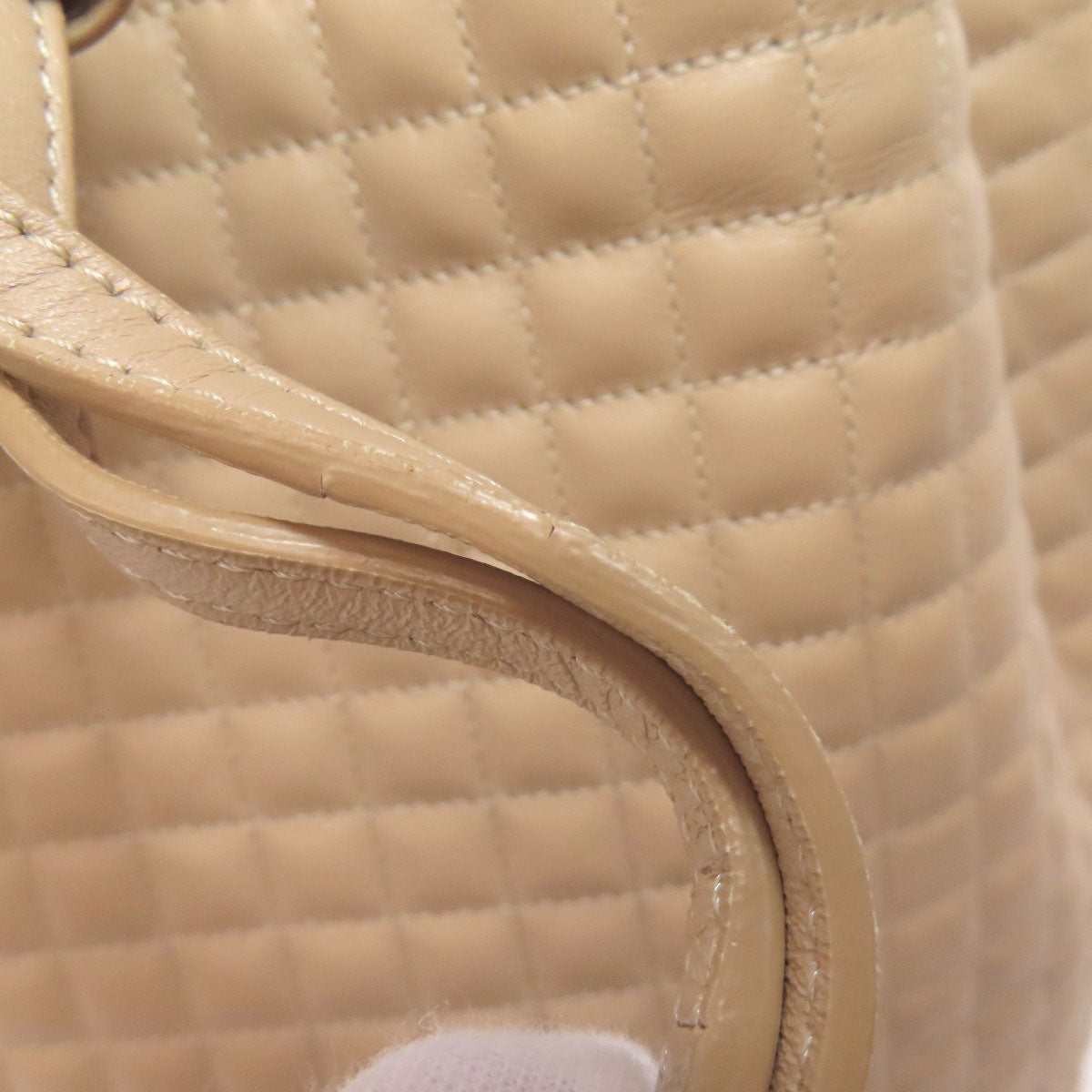 CELINE Backpack leather beige one beltBackpack C Charm Women Used Authentic