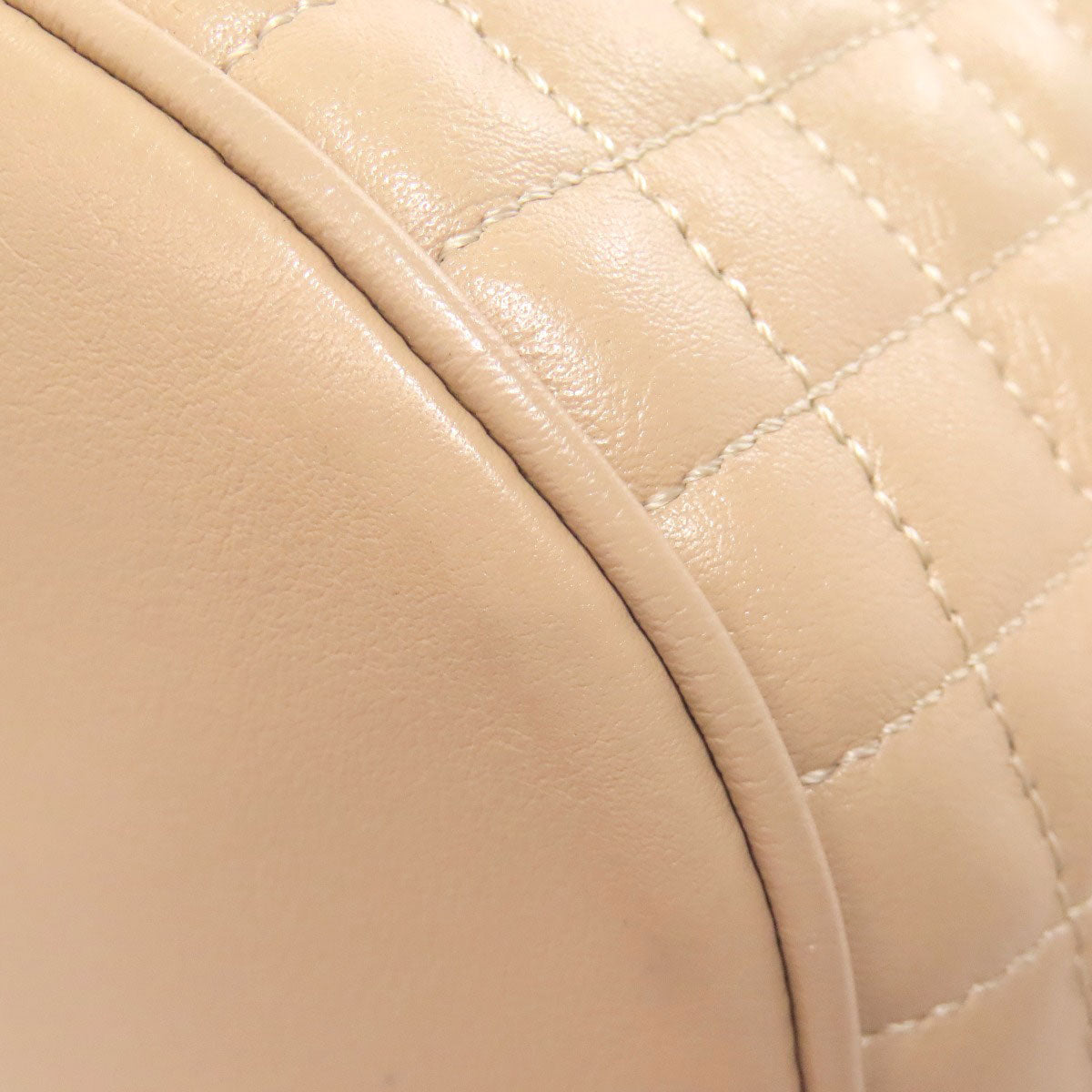 CELINE Backpack leather beige one beltBackpack C Charm Women Used Authentic