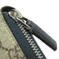 GUCCI Long Wallet Purse 451249 PVC black GG Supreme