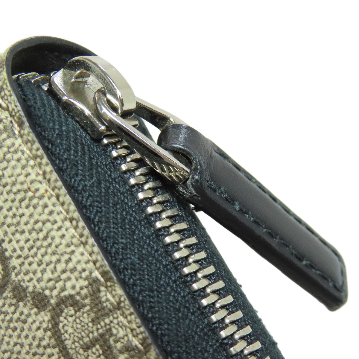 GUCCI Long Wallet Purse 451249 PVC black GG Supreme