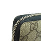 GUCCI Long Wallet Purse 451249 PVC black GG Supreme